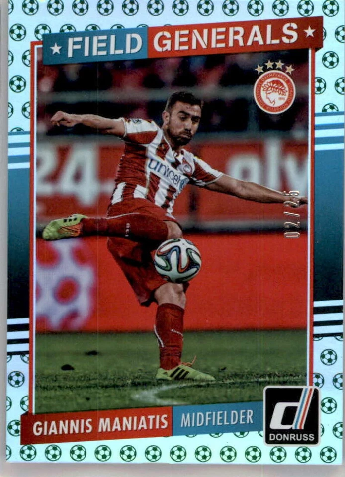 2015 Donruss GREEN SOCCER BALL INSERT Cards Pick From List/Complete Your Set /25 - Image 1 of 1