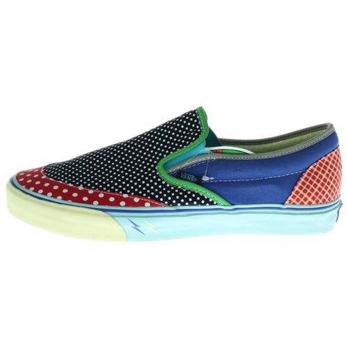 Sneakers VANS Classic Slip on Casualità Taglio Basso Multi US10 28cm VN 0JYP0X7 Usate