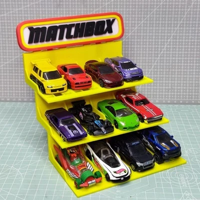 1:64 Hot Wheels Matchbox Tomica Diecast Car Model Premium Display Rack - Image 1 of 4
