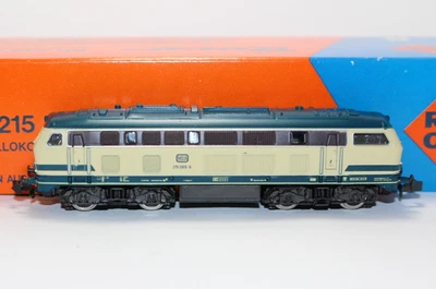 n5509, Alte Roco Diesellok BR 215 069-6 DB ozeanblau / beige TOP OVP Spur N - Bild 1 von 4