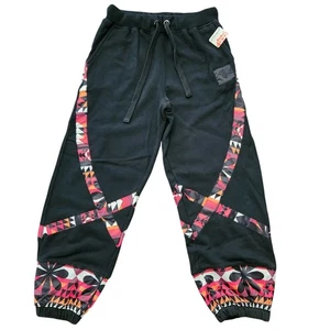 NWT Free People Movement Snow Flow Joggers Black Motif Size Medium - Picture 1 of 7