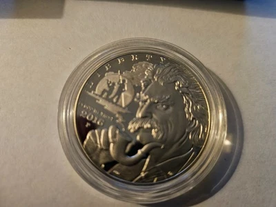 2016-P $1 Proof Mark Twain Commemorative Silver Dollar Coin W/Mint Box - Image 1 of 3