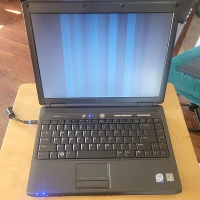 Dell Vostro 1400 Laptop 14” 120GB Intel Core 2 Duo Windows Vista no charger - Image 1 of 4