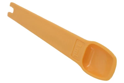 TUPPERWARE Messlöffel 1ml Messbecher orange Kunststoff Küchenhelfer - Bild 1 von 2