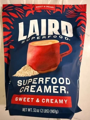 Superalimento Bulk Laird, crema de té de café, a base de coco 32 oz saludable bajo en azúcar Foto 1 de 2