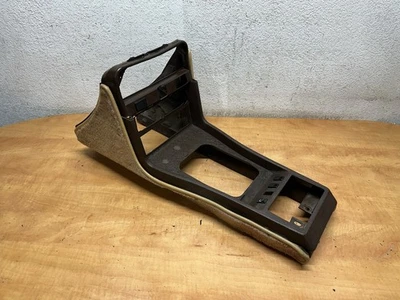Porsche 924 1980 OEM marrón interior consola central palanca de cambios moldura envolvente Foto 1 de 4