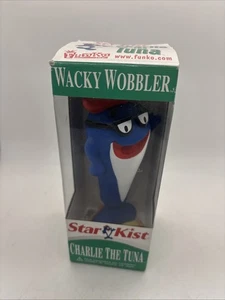 Vtg Funko Wacky Wobbler StarKist Charlie the Tuna Bobblehead Red Tongue w/ Box - Picture 1 of 6