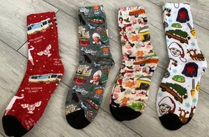 NATIONAL LAMPOONS VACACIONES DE NAVIDAD CALCETINES PARA HOMBRE..BN..CLARKE GRISWOLD - Imagen 1 de 9
