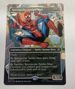 Magic the Gathering Spider-Man MTG Borderless Spectacular Spider-Man Karte #0014 - Bild 1 von 6