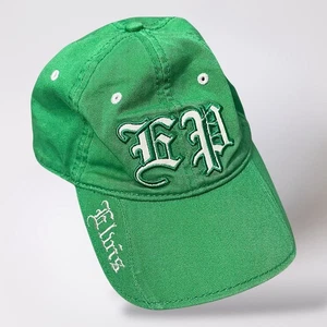 Elvis Presley Direct From Graceland Green Embroidered Baseball Cap Hat Adult OS - Picture 1 of 11