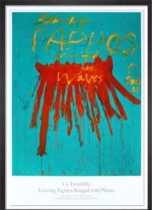 Cy Twombly "Leaving Paphos I"Exhibition poster  - Picture 1 of 1