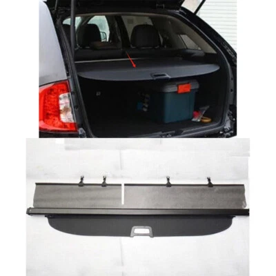 Cubierta de maletero de seguridad de carga trasera negra para Ford Edge 2009-2014 protector retráctil Foto 1 de 4