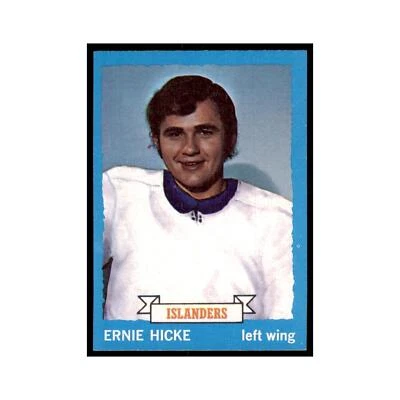 Ernie Hicke 1973 Topps #18 Hockey Cards Hockey Card EX - Image 1 of 3
