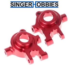REDCAT RER37071 Steering Knuckle Set (Aluminum) (RED) (1pr) MT18 HH - Picture 1 of 2