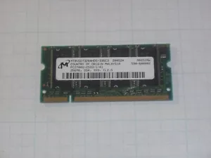 Micron PC2700-2533 256 MB RAM Card, MT8VDDT3264HDG-335C3, CL 2.5, DDR-333 MHz - Picture 1 of 2