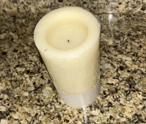 Pier 1 Deco Wick Flameless 8” LED Candle Beige Holiday New Indoor/Outdoor 5 hour - Picture 1 of 4