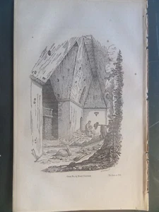 Temple Palenque Maya  by Frederick Catherwood Mesoamerican 1855 - Picture 1 of 1