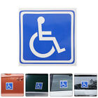  6 Sheets Wheelchair Sign Stickers Disabled Wheelchair Stickers For Handicapped