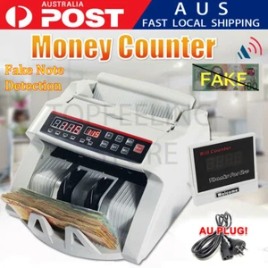 Bill Counter Money Cash Counter Machine Notes Counting Machine Automatic AU Plug - Picture 1 of 9