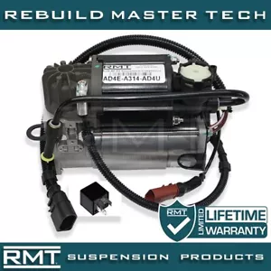 New Air Suspension Compressor Pump & Relay For Audi A8 Quattro D3/4E 2002-2009 - Picture 1 of 8