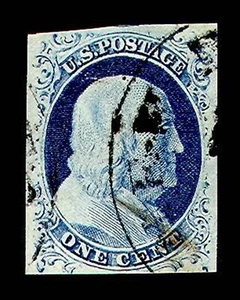 momen: US Stamps #9 Used PSE Graded 85 LOT #87602 - Picture 1 of 2