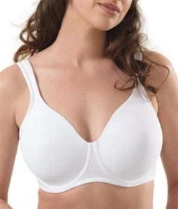 NWOT Leading Lady 38C Molded Soft Cup Bra 5042 White 94067 - Picture 1 of 3