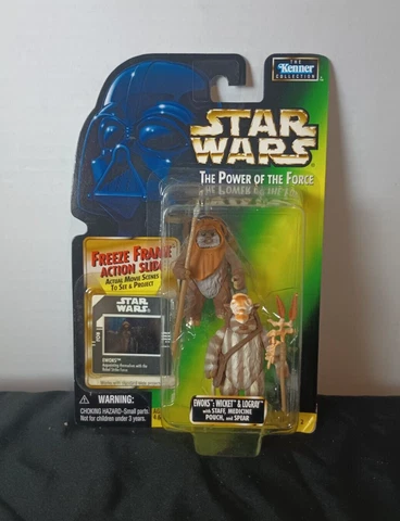 Ewoks Wicket Logray FF Freeze Frame STAR WARS Power of the Force POTF MOC Cover