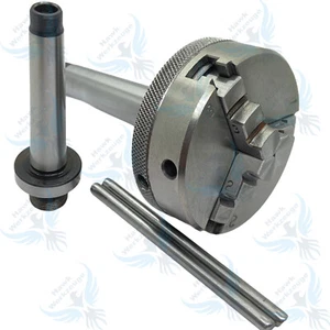 2-1/2"/65mm 3-Backen-Mini-Drehfutter mit MK1- und MK2-Aufnahmen - Bild 1 von 8