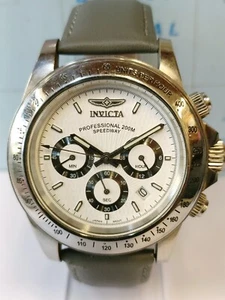 INVICTA PROFESSIONAL SPEEDWAY CHRONOGRAPH QUARTZ 9211 JAPAN MEN'S FULL WORKING - Picture 1 of 22