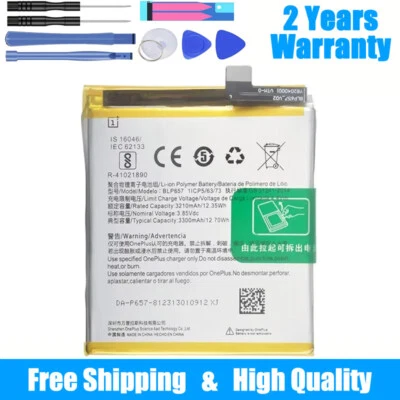 Premium Battery BLP657 for OnePlus 6 One Plus 100% Capacity 3300mAh - Image 1 of 4