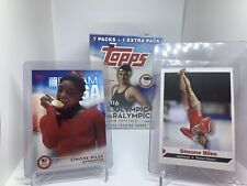 Simone Biles Olympic Lot Of 3.  2016 Topps Box, 2016 Topps RC And 2014 SI RC.