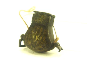 Kugelbehälter aus Metall für Gewehrkugeln - antik - Orient? - #363 - gebr. - Picture 1 of 6