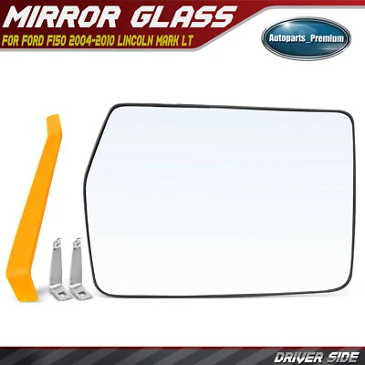 Espejo retrovisor de vidrio con calefacción para Ford F150 2004-2007 Lincoln Mark LT 2006-2007 Foto 1 de 4