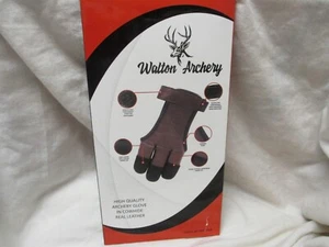 Walton Archery Cowhide Leather Glove Youth Size Large Reinforced Finger NIB - Picture 1 of 2