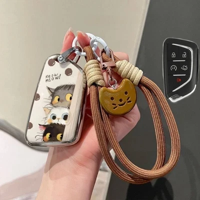 Key Fob Cover Case for Cadillac CT5 CT6 ATS XT5 XT4 EscaladeESV Protective Shell - Image 1 of 4