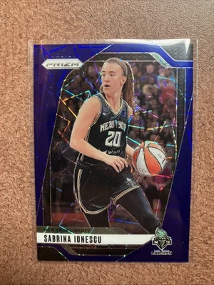 2024 Sabrina Ionescu WNBA Prizm BLUE!! - Image 1 of 2