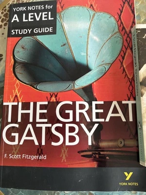 The Great Gatsby York Notes for A Level - Study and Revision Guide - Image 1 of 2