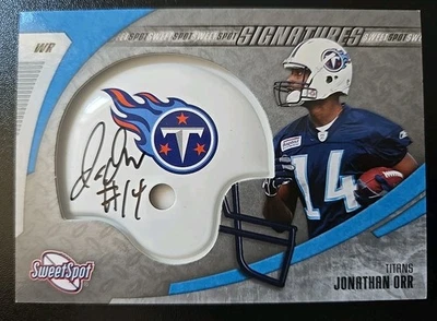 2006 Upper Deck Sweet Spot Jonathan Orr #SSS-OR Auto RC Titans Wisconsin Badgers - Image 1 of 2