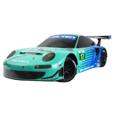 HPI Racing Sport 3 Flux Porsche 911 GT3 RSR Falken 1/10 4WD Touring Car RTR 1607 - Image 1 of 4