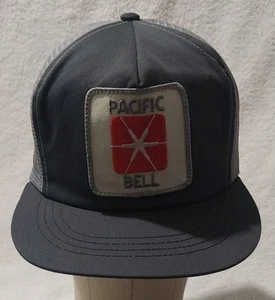 VINTAGE Pacific Bell Adult Trucker Hat Cap Snapback - Picture 1 of 6