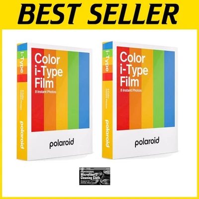 2-Pack Polaroid i-Type Color Film for Instant Cameras - Image 1 of 4