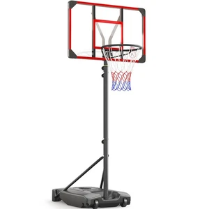 Kids Basketball Hoop Outdoor 4.82-8.53ft Adjustable, Portable Basketball Hoop... - Picture 1 of 8