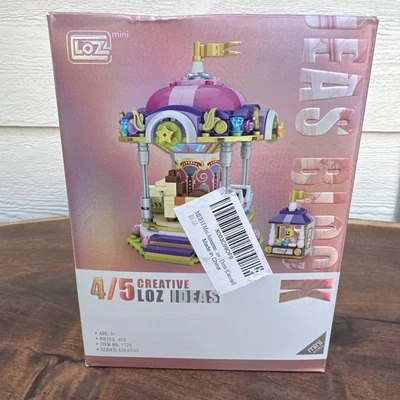 LOZ Mini Amusement Park Set Carnival Rides Carousel Building Blocks #1720 Sealed - Image 1 of 4