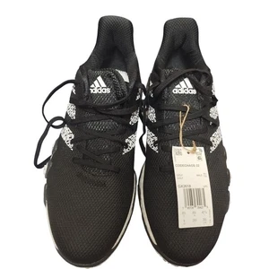 ZAPATOS DE GOLF ADIDAS CODECHAOS 22 SIN CLAVOS para hombre negros/blancos GX2618 talla 9 EE. UU. - Imagen 1 de 14