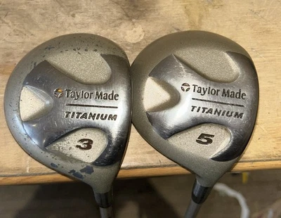 Taylor Made Titanium Ladies 3&5 Woods - Image 1 of 4