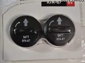 PetSafe RFA-67D-11 Replacement Dog Fence Colar 6-Volt Battery 2pk New Open Box - Picture 1 of 2