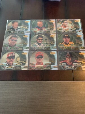 2000 Upper Deck Racing RECORD PACE Complete 9 Card Rare Insert SP - Image 1 of 4