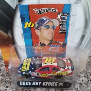 2004 Hot Wheels NASCAR Race Day Series 1:64 GREG BIFFLE #16 National Guard G9279 - Picture 1 of 5