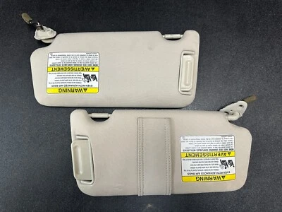 2010 - 2014 Subaru Legacy Outback Sun Shade Visor Set Of 2 LH RH Front OEM - Image 1 of 4