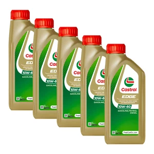 5 LITRI OLIO CASTROL EDGE 10W60 SUPERCAR BMW MODELLI M BUGATTI AUDI R8 FERRARI - Bild 1 von 5